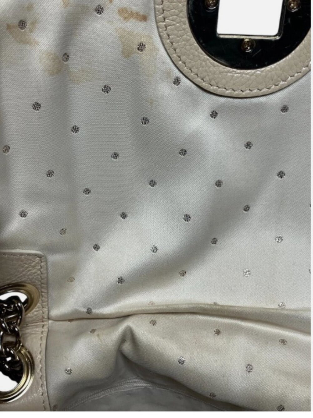KATE SPADE NEW YORK CLASSIC GOLD COAST BEIGE QUILTED LEATHER PURSE ADJ STRAP - Picture 5 of 13